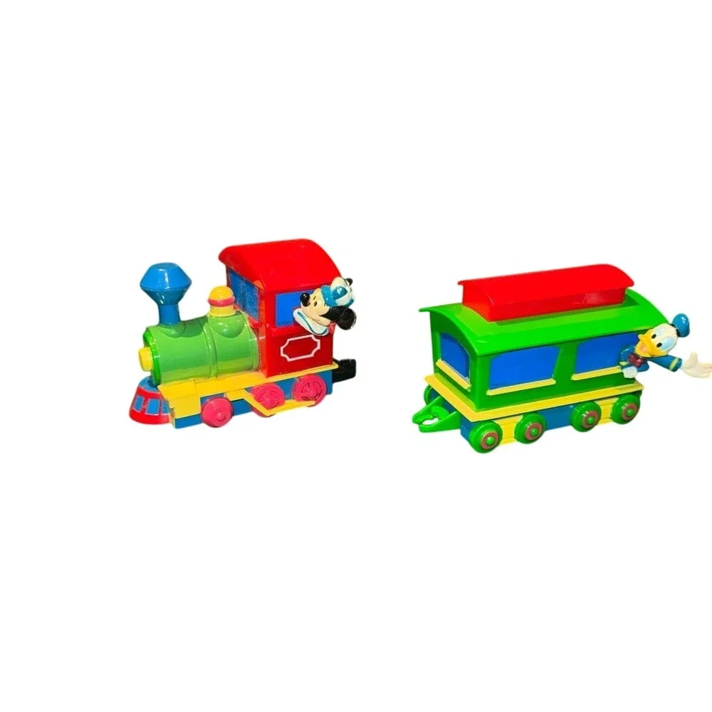 Disney Parks Mickey Mouse Donald‎ Duck Character Train Set Toy Red Green